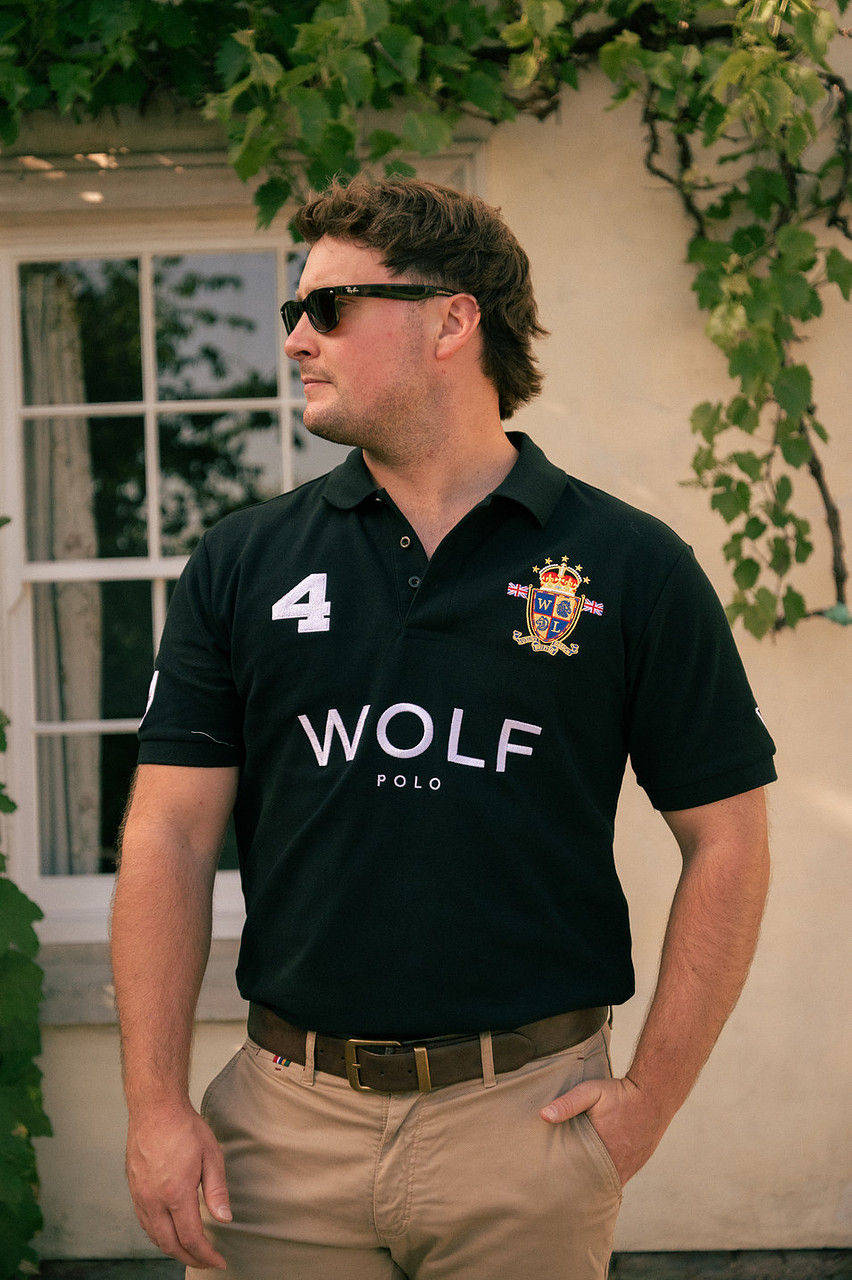 Men's Black Polo Shirt