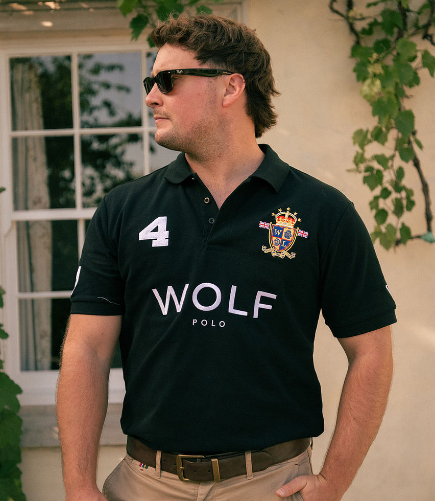Men's Black Polo Shirt
