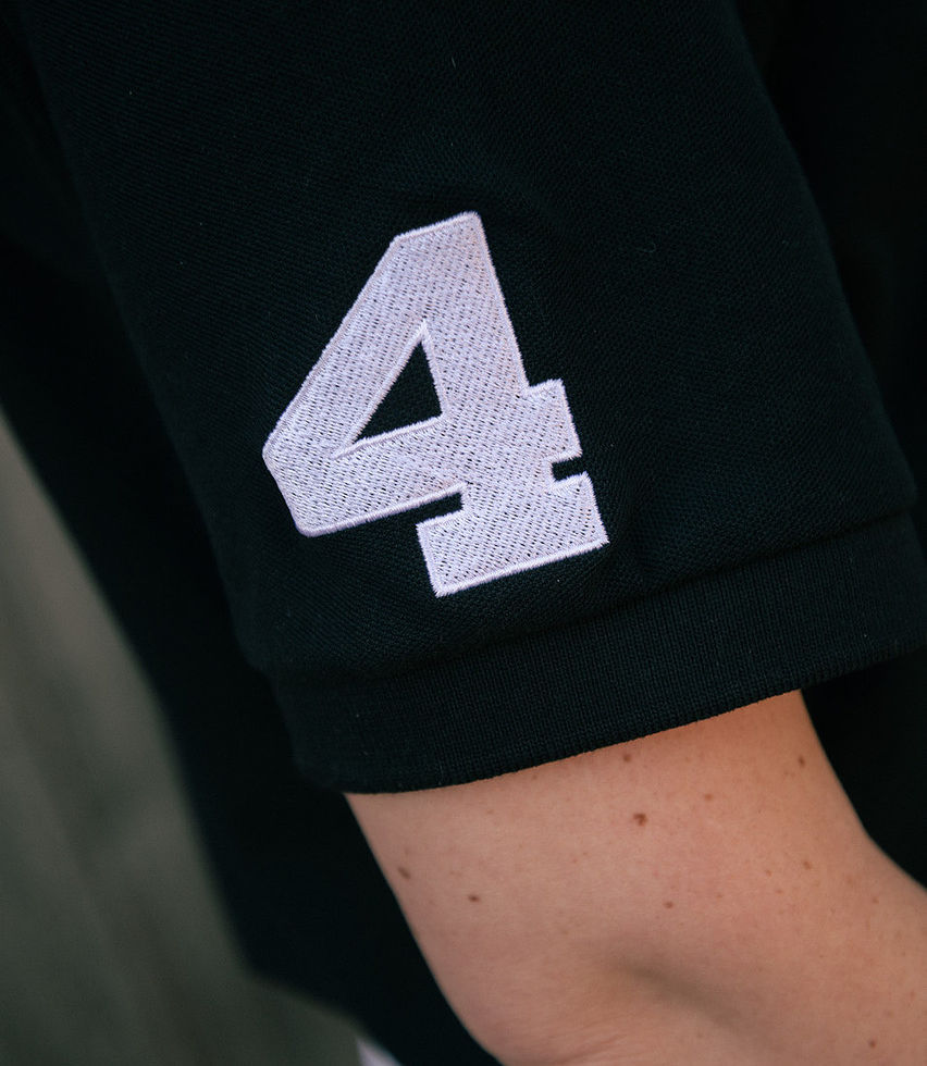 Women's Black Polo Shirt