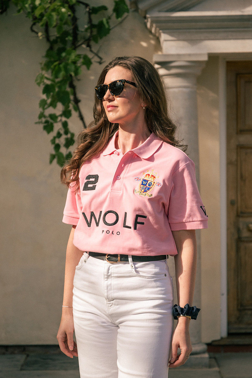 Women's Pink Polo Shirt