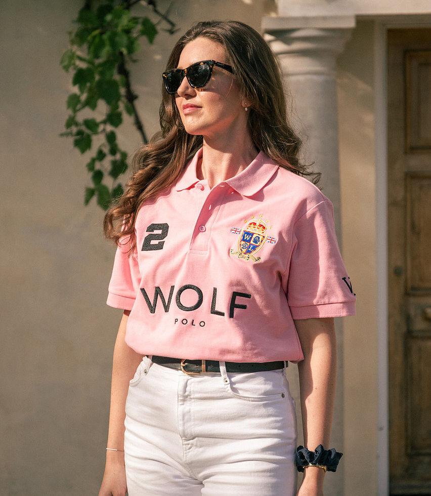 Women's Pink Polo Shirt