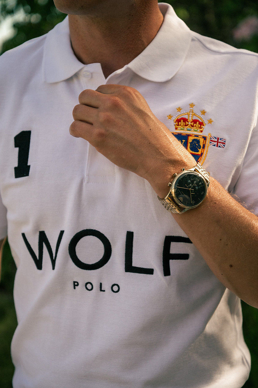 Women's White Polo Shirt