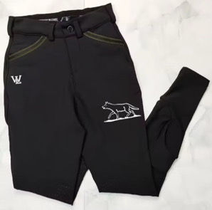 Children's Black Horse Riding Breeches