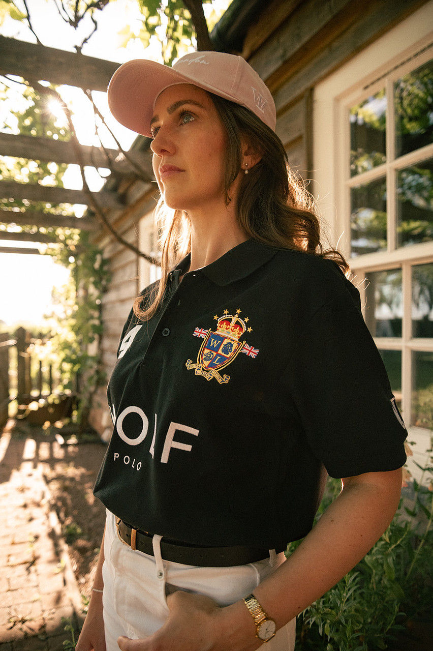 Women's Black Polo Shirt