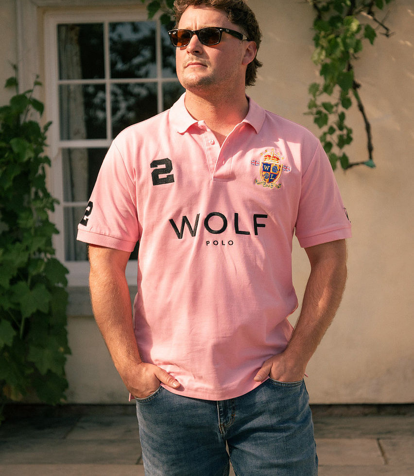 Men's Pink Polo Shirt