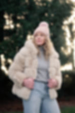 Pink Faux Fur Gloves