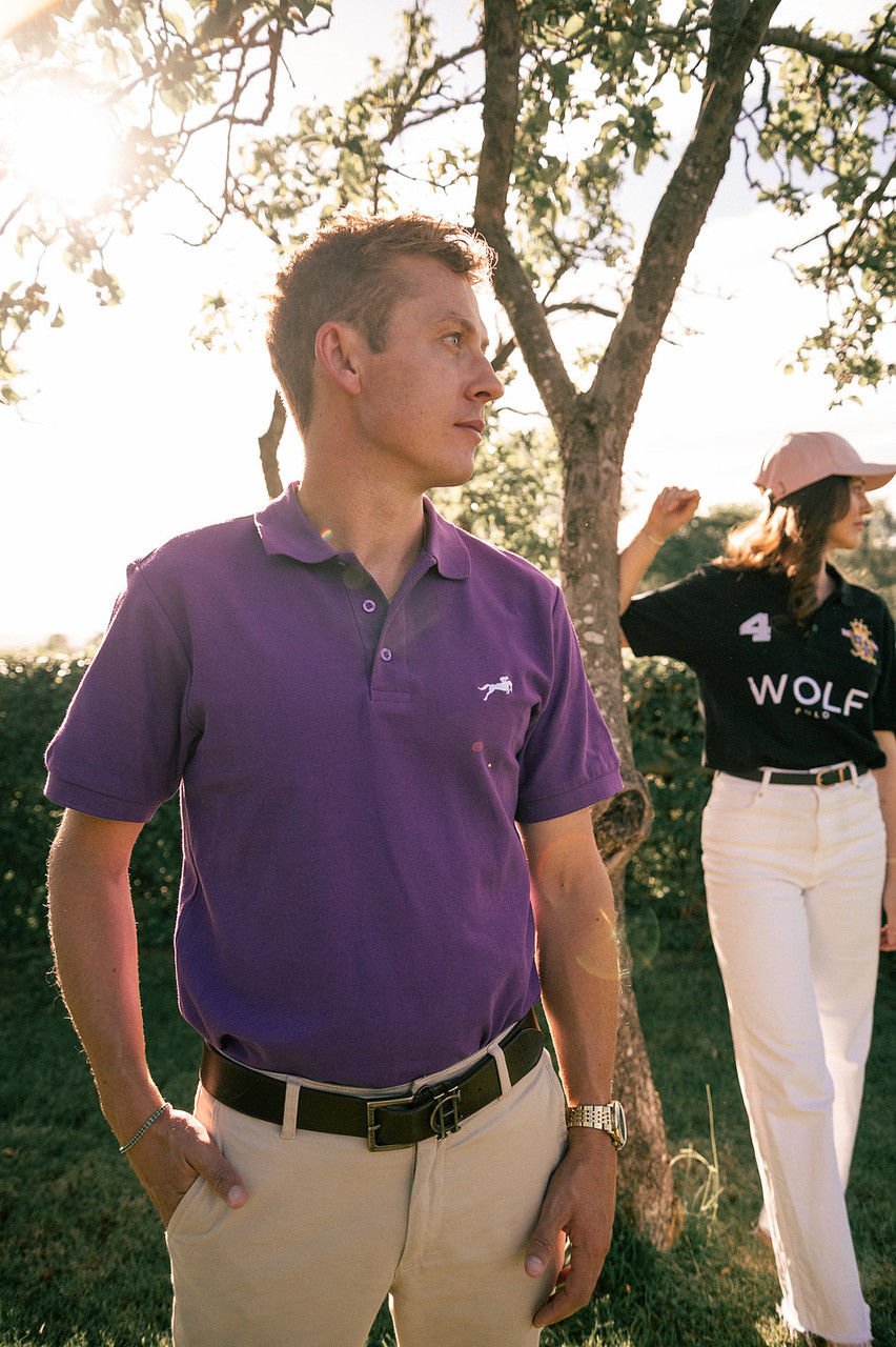Men's Purple Polo Shirt