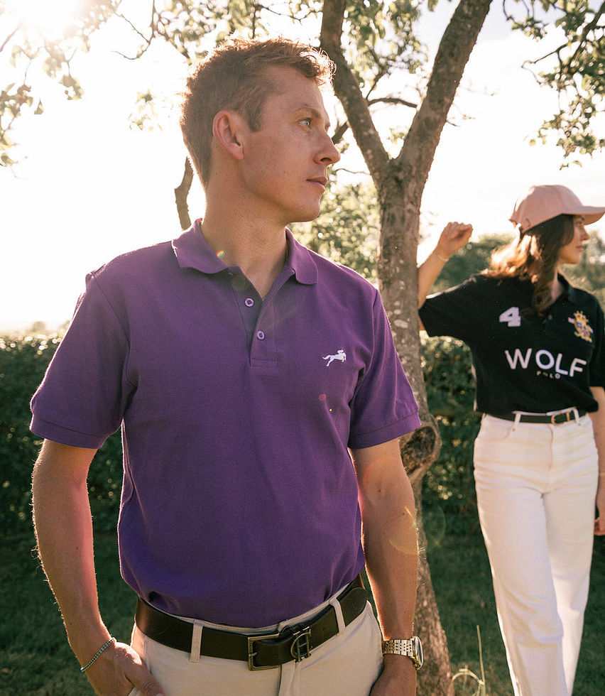 Men's Purple Polo Shirt