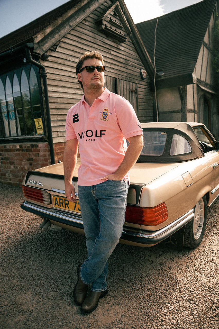 Men's Pink Polo Shirt