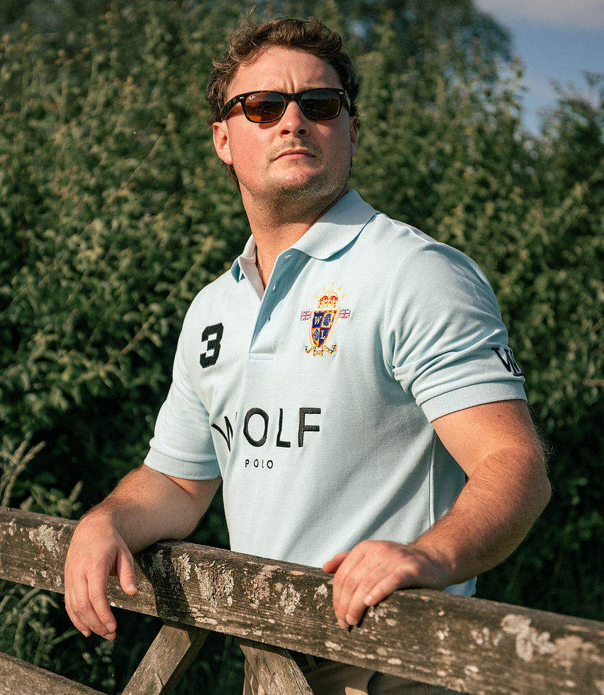 Men's Blue Polo Shirt
