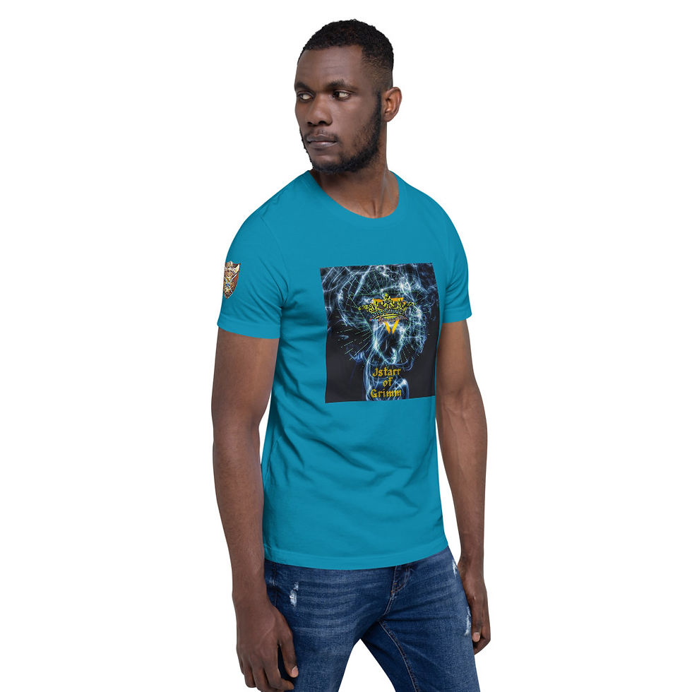 Thumbnail: Jstarr of Grimm G.C. Smoke Strike Short-Sleeve Unisex T-Shirt