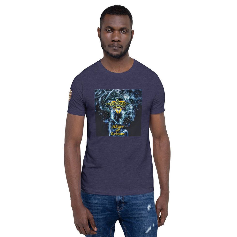 Thumbnail: Jstarr of Grimm G.C. Smoke Strike Short-Sleeve Unisex T-Shirt
