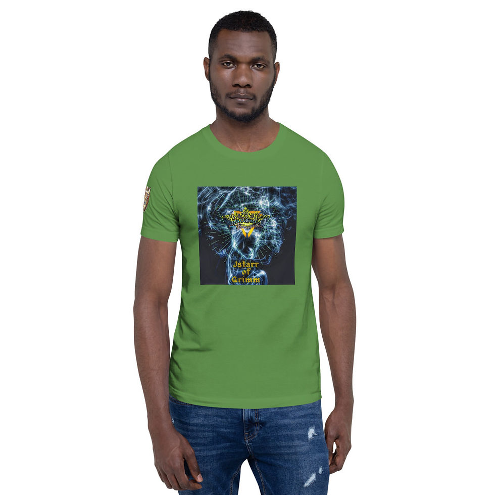 Thumbnail: Jstarr of Grimm G.C. Smoke Strike Short-Sleeve Unisex T-Shirt
