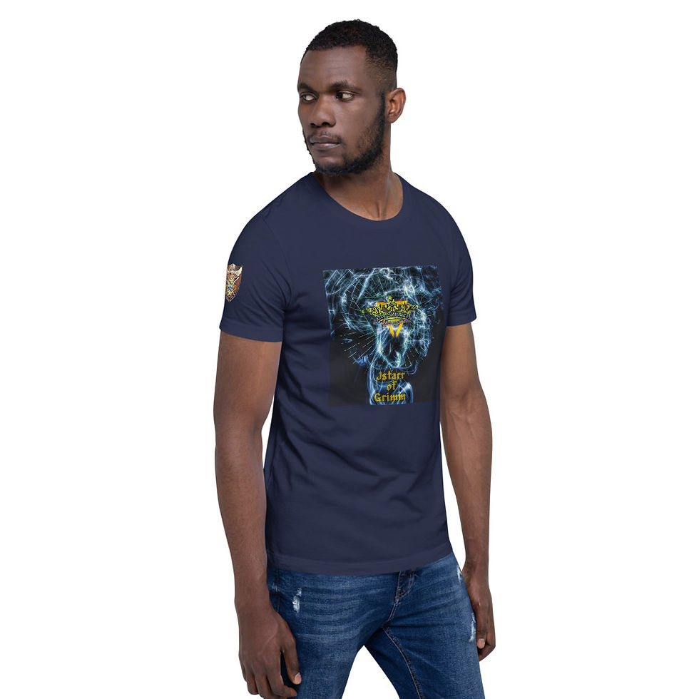Thumbnail: Jstarr of Grimm G.C. Smoke Strike Short-Sleeve Unisex T-Shirt