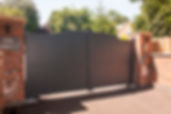 Wood timber steel aluminium driveway security gates