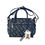 Thumbnail: Shadow Bear Blue Crossbody Handbag HB-006-SBB
