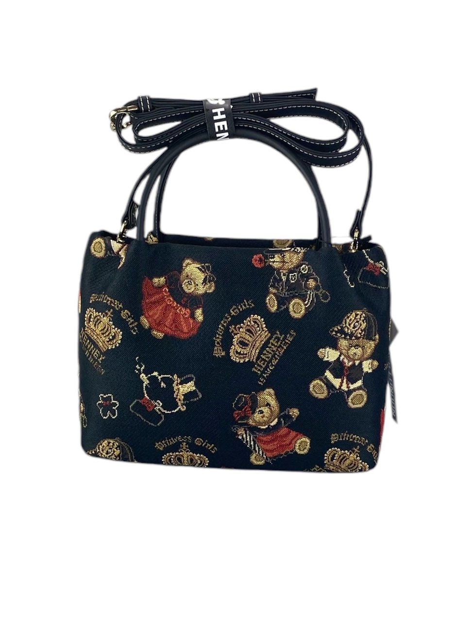 Thumbnail: Crown Bear Top Handle Bag HB-005-CRB