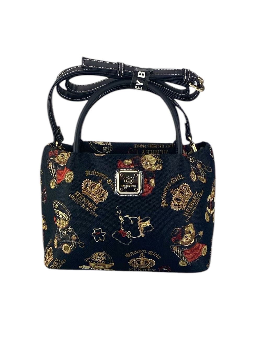 Thumbnail: Crown Bear Top Handle Bag HB-005-CRB