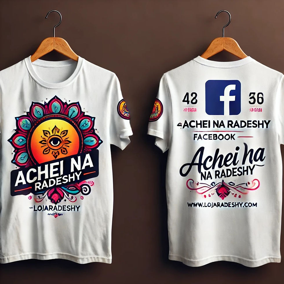 Apresentação da nova camiseta da nossa marca