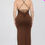 Thumbnail: Plus Size Crisscross Back Split Thigh Maxi Dress