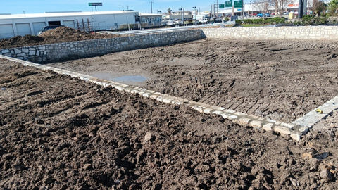 Retaining Wall in Galveston, Texas