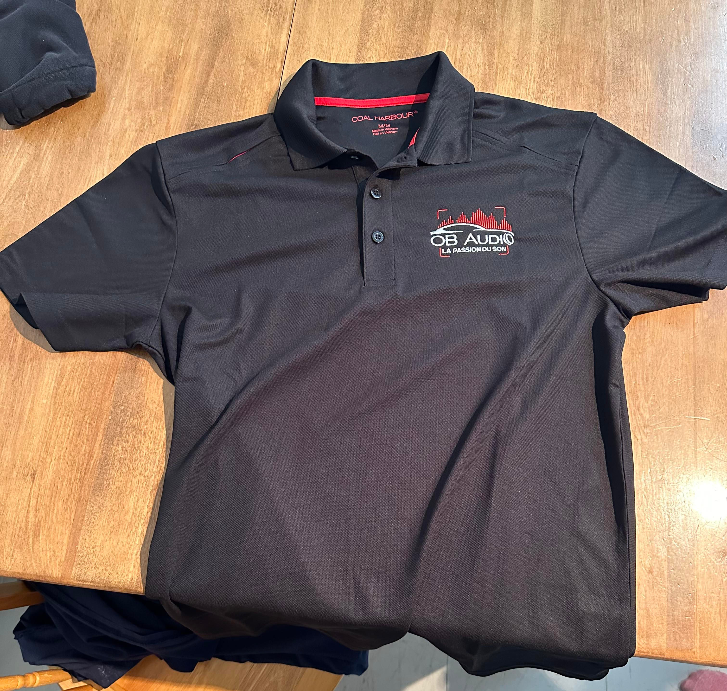 polo ob audio brodé