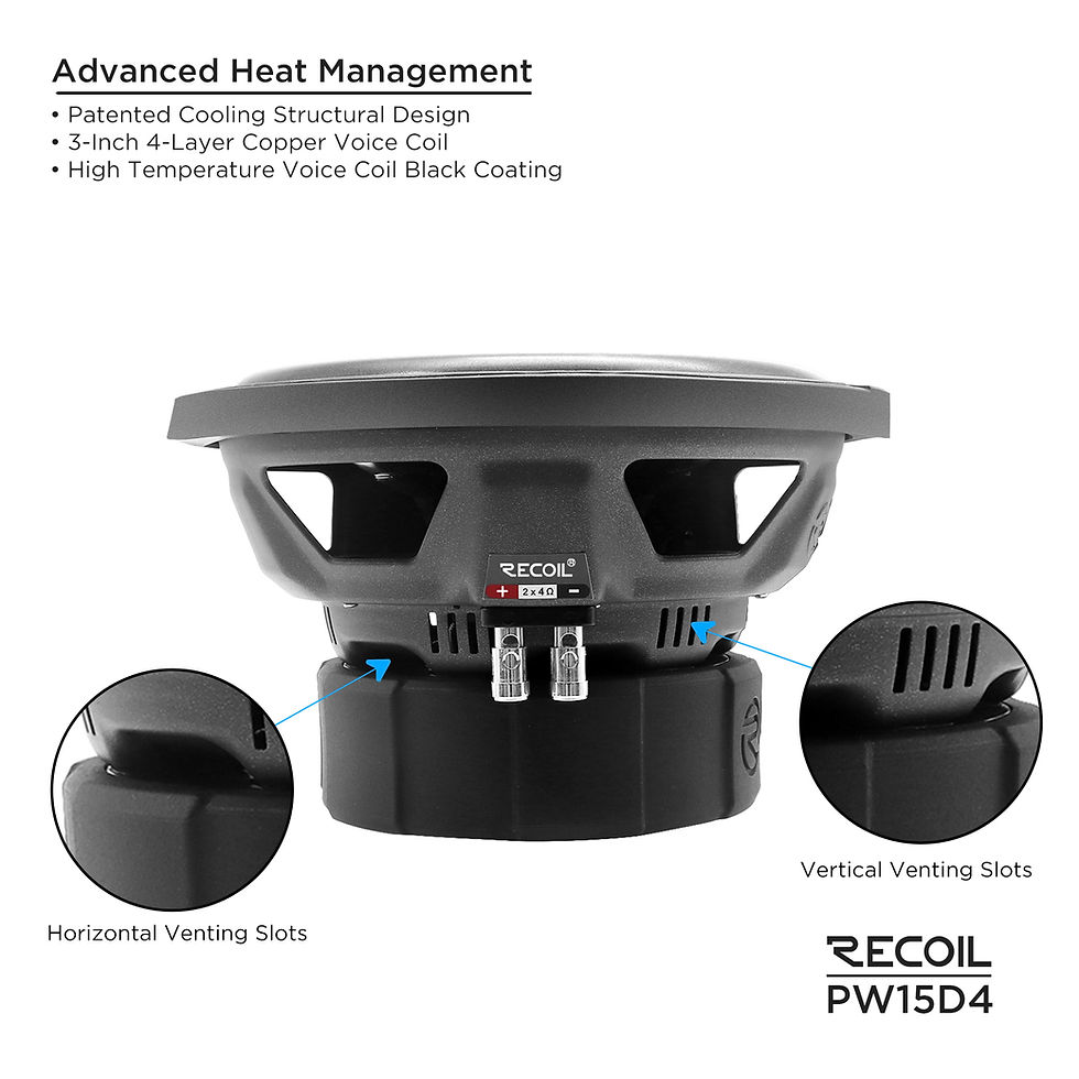 Thumbnail: Subwoofer recoil PW15D