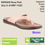 Thumbnail: Medifeet Women's Premium Fancy V-Strap Slippers with Elegant Stonework