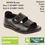 Thumbnail: Medifeet Ortho-Friendly Twin-Strap Open-Toe Men’s Sandals