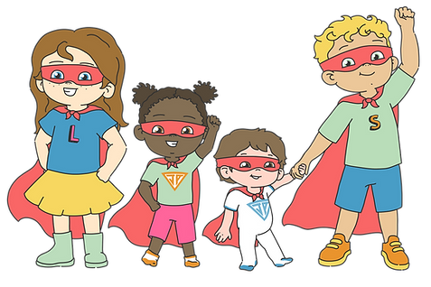4 Superhero Kids Bord.png