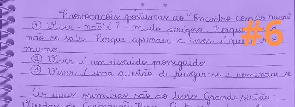 Encontro com as Musas #6