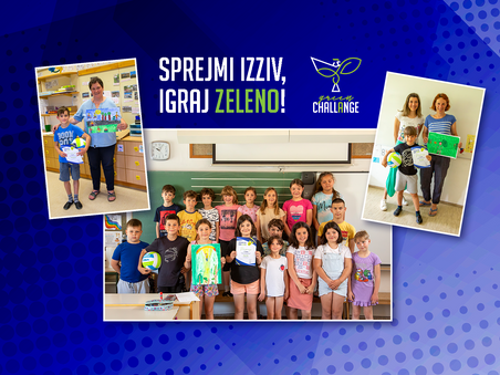 Sprejmi izziv, igraj zeleno! - otroški likovni natečaj v sklopu pobude 'Green challange'