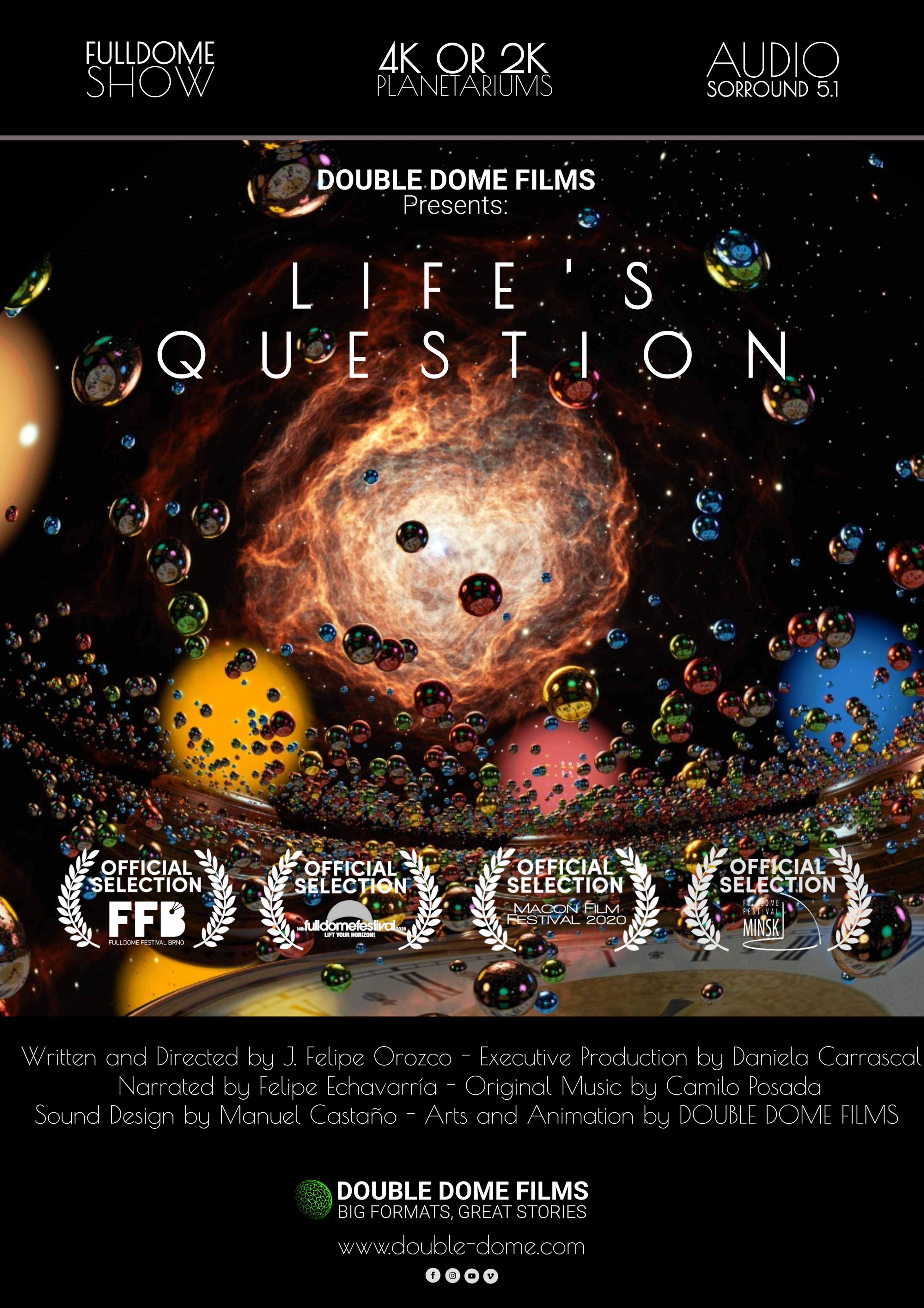 Life's Question - 4K Fulldome Film - Audio Surround 5.1