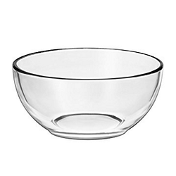 Libbey Crisa Moderno Cereal Bowl, 6-Inch, Box of 12, Clear
