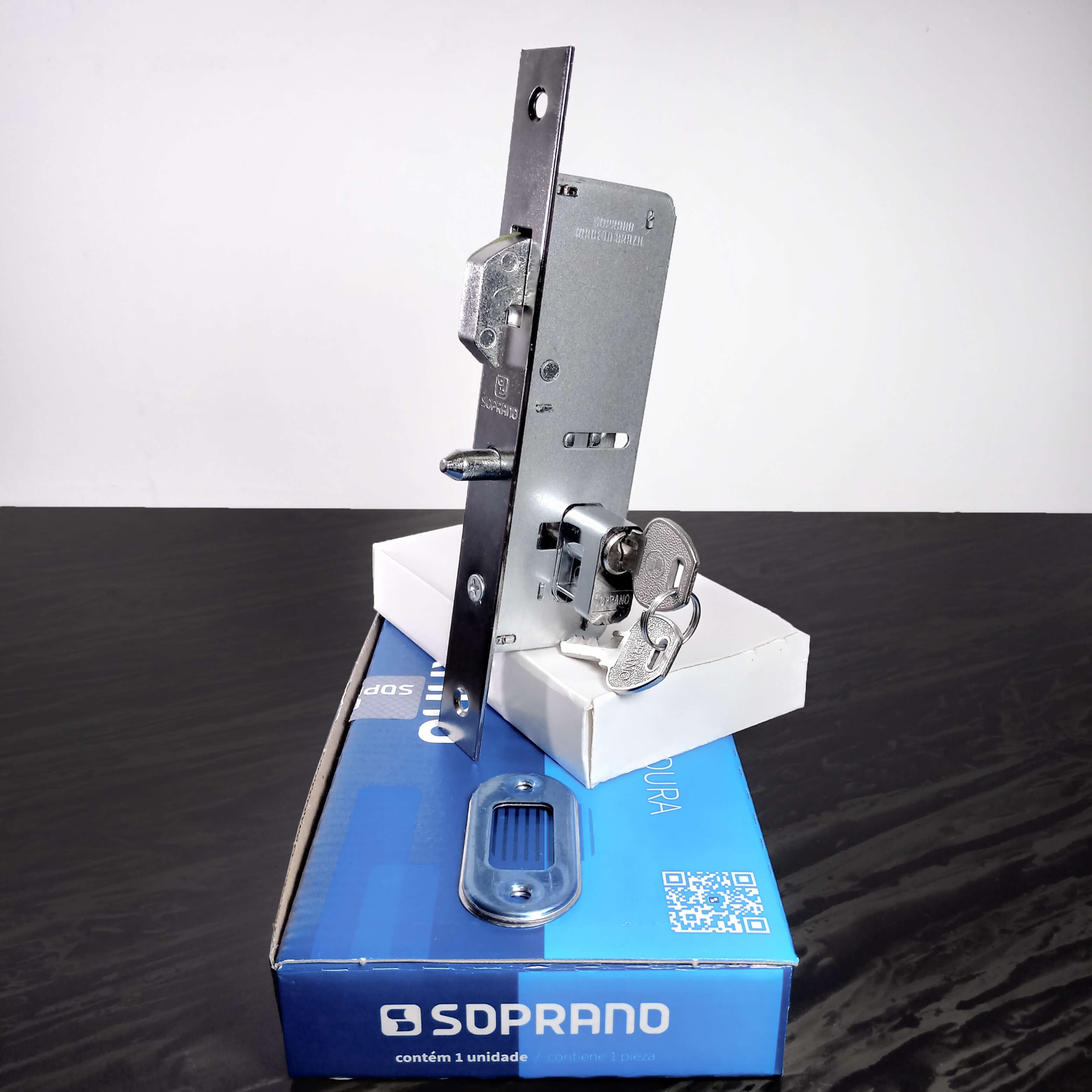 Fechadura para Porta de Correr 529 Roseta Anelar