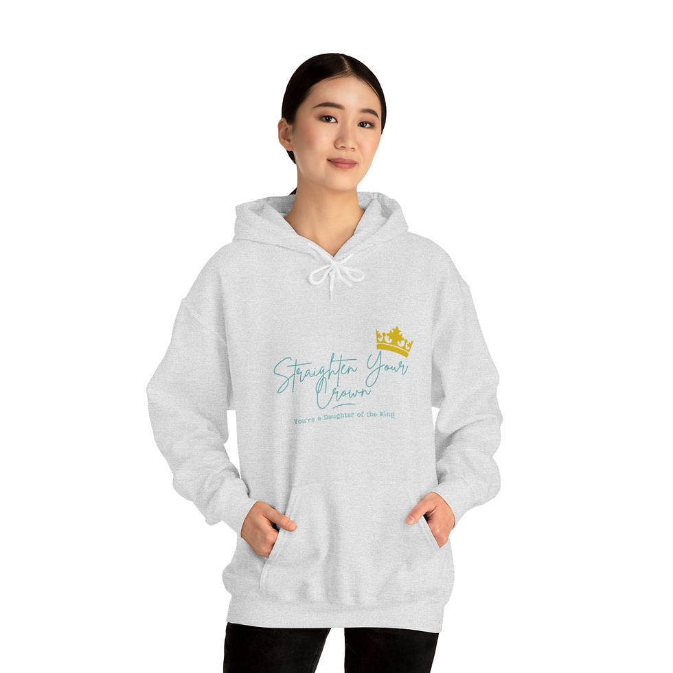 Thumbnail: STRAIGHTEN YOUR CROWN Women's Hooded Sweatshirt
