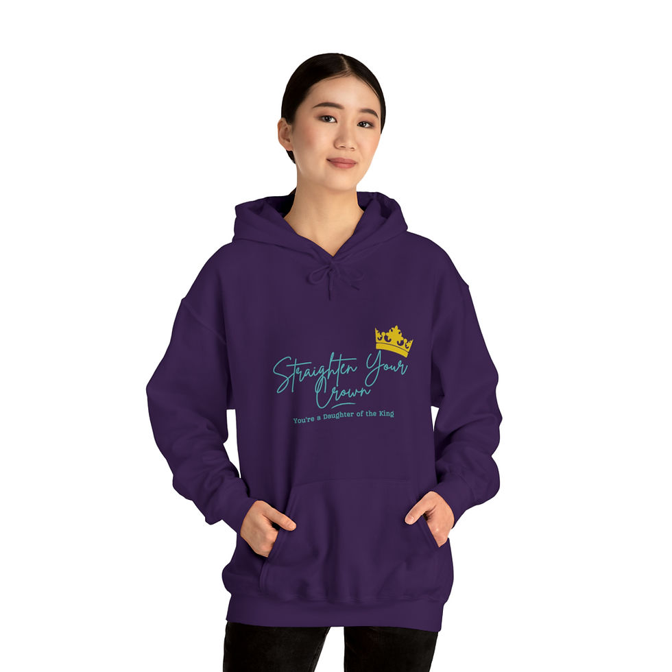 Thumbnail: STRAIGHTEN YOUR CROWN Women's Hooded Sweatshirt