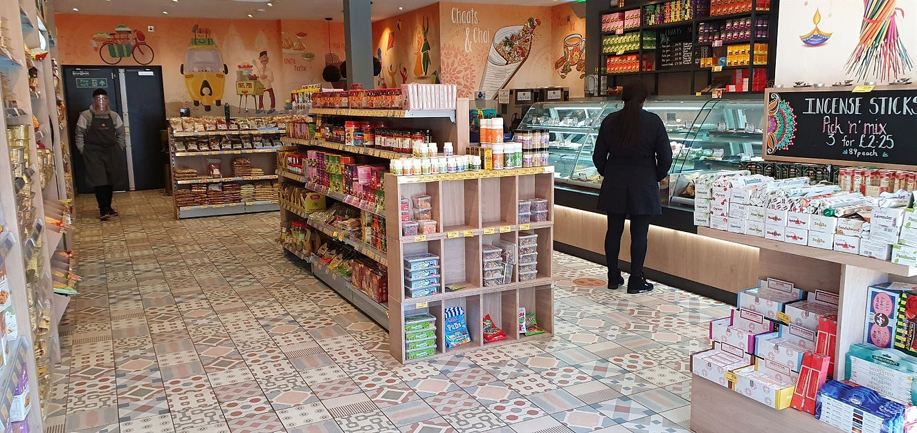 Lily's Deli Indian Sweets and Savouries Vegetarian Manchester England