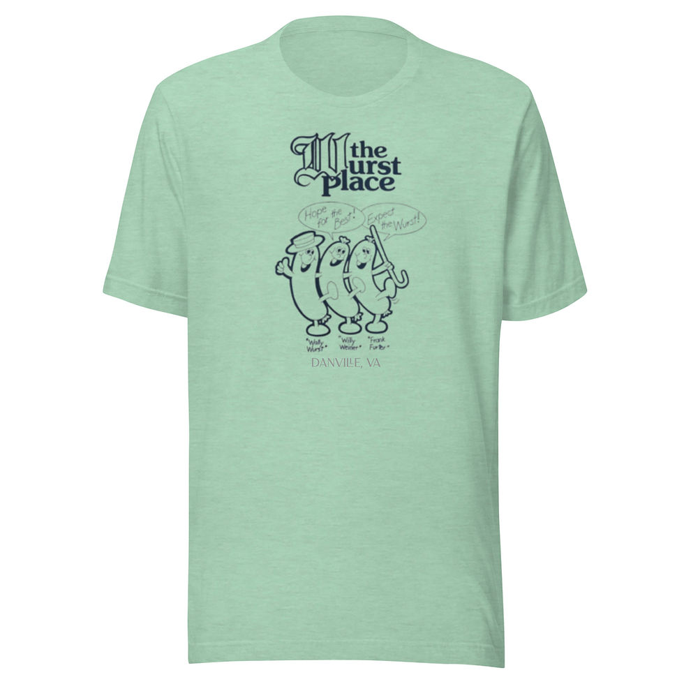 Thumbnail: The Wurst Place Bright Colors Shirt-Danville Icons Project 