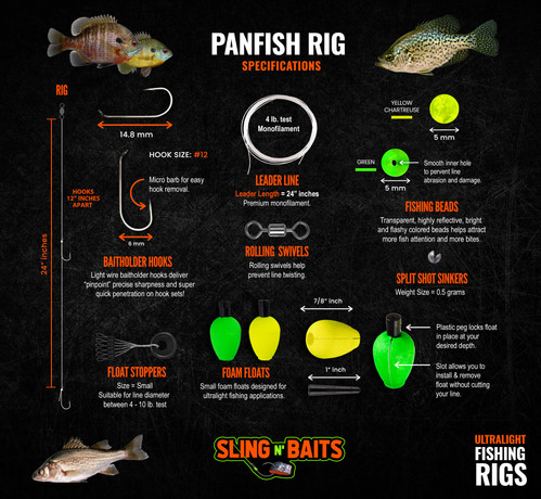 Panfish Rigs Sling N' Baits