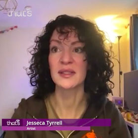 Tv interview with Thats TV LadybugArt validates pet loss and why she will continue to paint from her heart