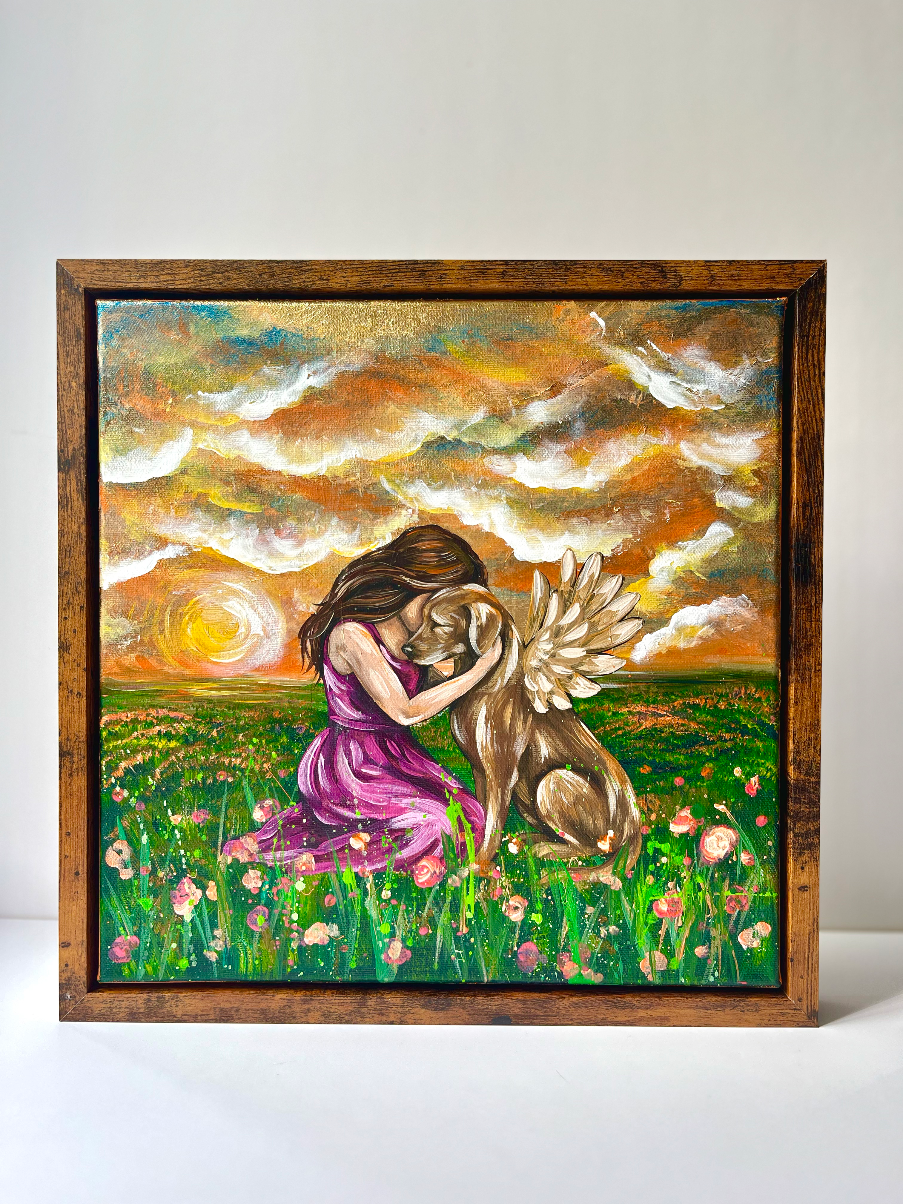 Held in the golden hour 