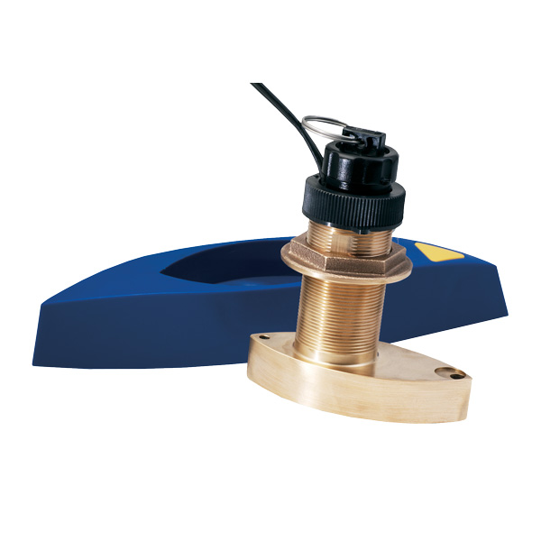 Raymarine B744V 600W Depth, Speed & Temp Bronze Through Hull Retractable Transducer · A66091