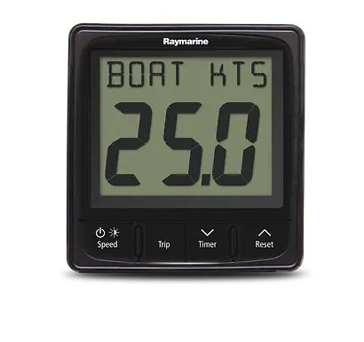 Raymarine i50 Speed — front view with black bezel