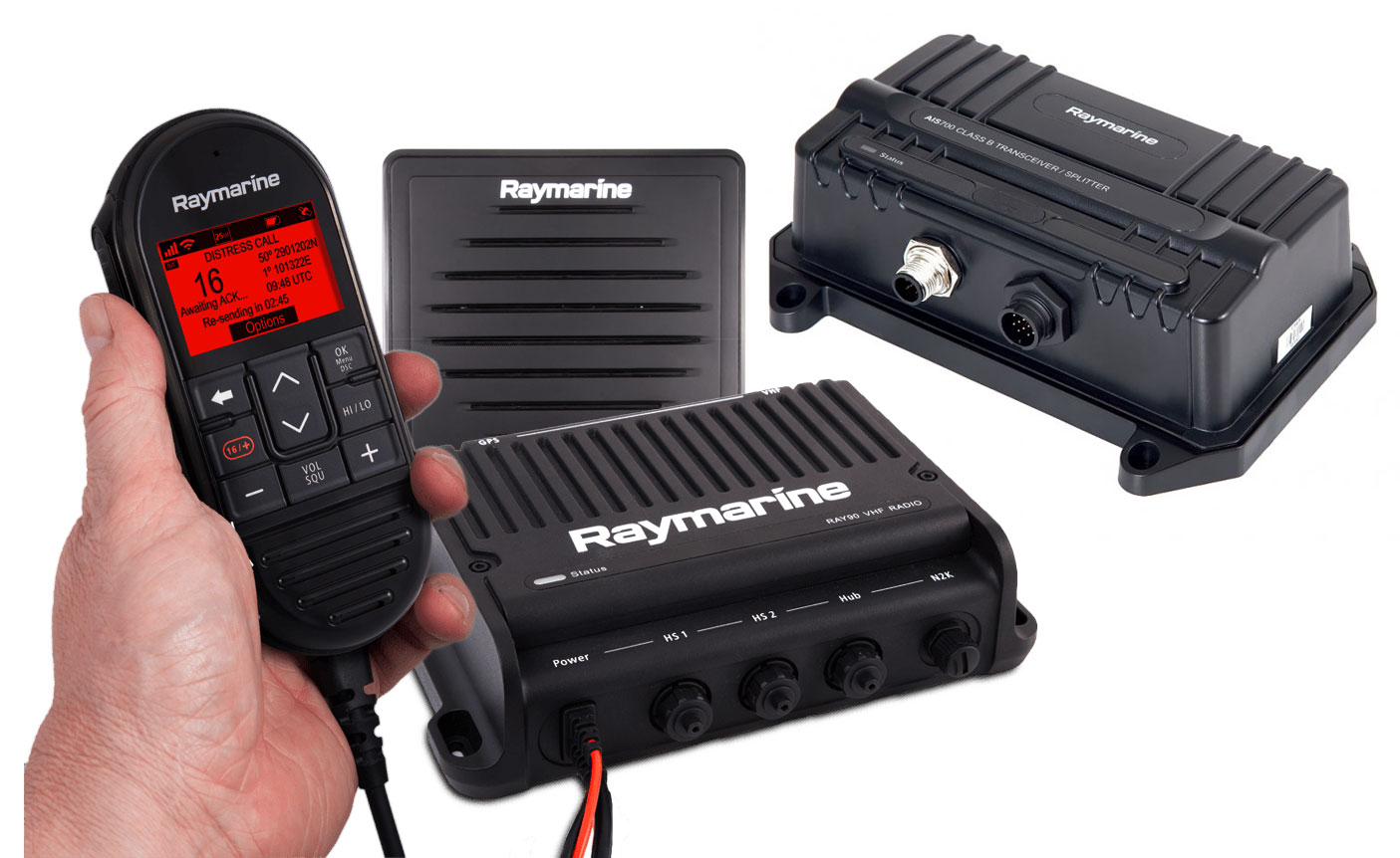 Raymarine Ray90 VHF and AIS700 · T70424