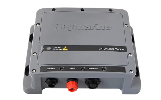 Raymarine CP100 — front view and connections