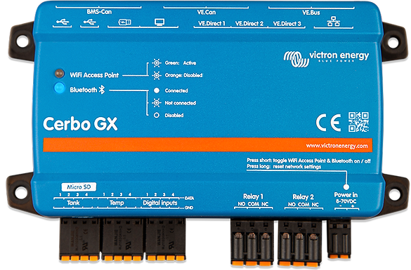Victron Energy Cerbo GX — ενδεικτική εικόνα σειράς