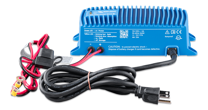 Victron Energy Blue Smart IP67 Charger 12/17(1) 120V NEMA 5-15
