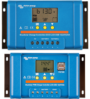 Victron Energy BlueSolar PWM Charge Controller (DUO) LCD&USB — ενδεικτική εικόνα σειράς