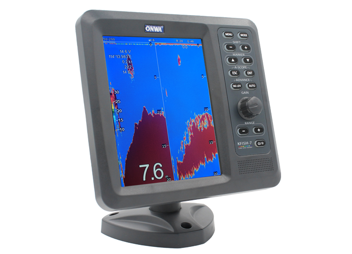 Onwa 7 Color TFT LCD Echosounder · KFish-7P